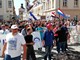 Radnici Uljanika na prosvjedu na Markovom trgu u Zagrebu (Milivoj MIJOŠEK)