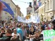 Radnici Uljanika na prosvjedu na Markovom trgu u Zagrebu (Milivoj MIJOŠEK)