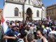 Prosvjed radnika Uljanik Grupe na Markovom trgu u Zagrebu (Milivoj MIJOŠEK)