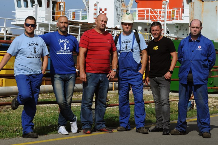 Osnivači Stožera s kolegama iz Uljanika (M. MIJOŠEK)
