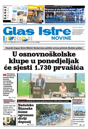 GlasIstre digitalno izdanje  06.09.2024