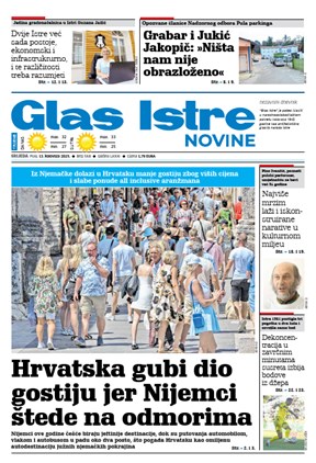 GlasIstre digitalno izdanje  13.08.2025