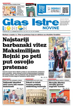 GlasIstre digitalno izdanje  24.08.2026